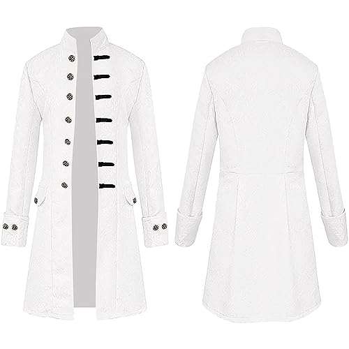 Chaqueta victoriana steampunk para hombre con corte ajustado frac