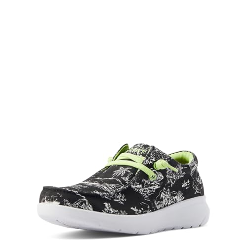 ARIAT Mens Hilo Western Aloha Black Aloha Toile 8