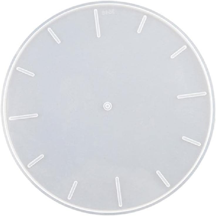 WANGFUFU Clock Resin Molds Large Number Clock Silicone Mold