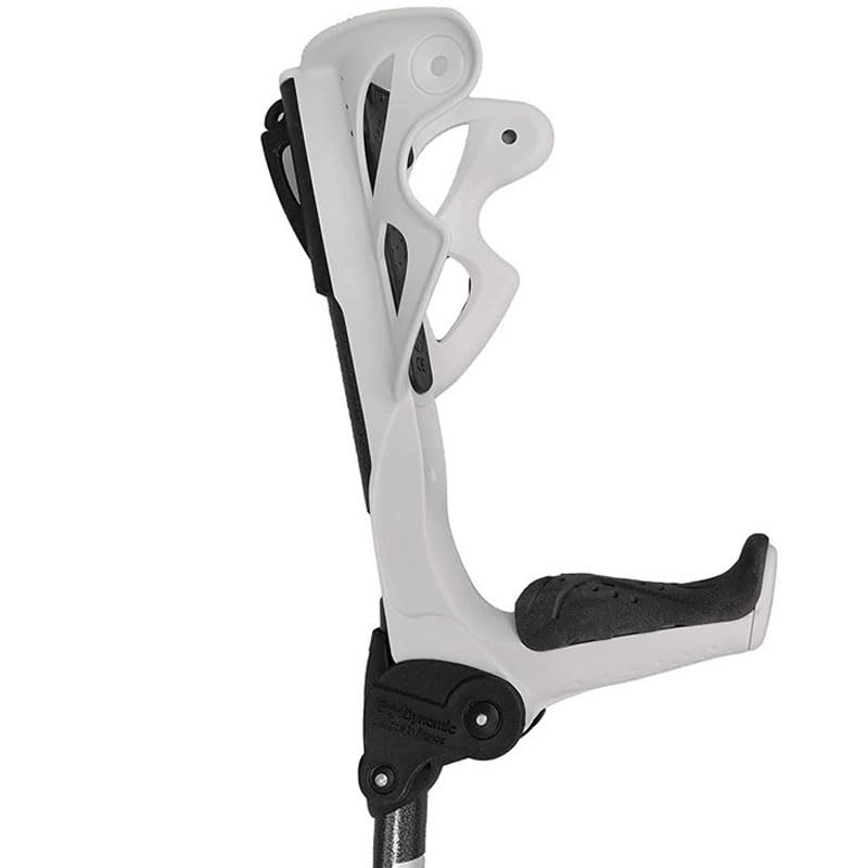 Muleta Ergodynamic con Amortiguación - Regulable en Altura - Color Blanco - Talla L - FDI France Medical