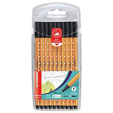 Fineliner - STABILO point 88 - 10er Pack - schwarz Cover
