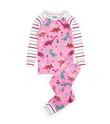 Hatley Organic Cotton Long Sleeve Printed Pyjama Sets, (Darling Dinos), (Talla del Fabricante: 2 años)