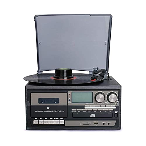 Platine Tourne-Disque Lecteur Haut-Parleur 3 Vitesses phonographe rétro en Bois, Prise en Charge de la Fonction Bluetooth - Les Beatles, Paul McCartney, John Lennon, RIngo Starr, George Harrison Platine Tourne-Disque Lecteur Haut-Parleur 3 Vitesses phonographe rétro en Bois, Prise en Charge de la Fonction Bluetooth