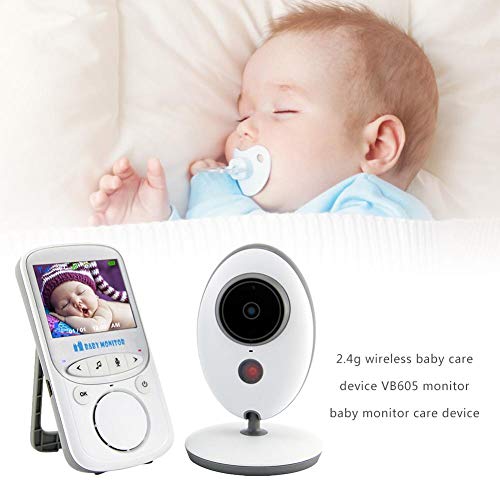 equival Dispositivo per La Cura del Bambino Senza Fili, Display HD Video Baby Monitor con Telecamera per La Visione Notturna Sensore di Temperatura A Due Vie con Sistema Audio E Ninne Nanne everywhere