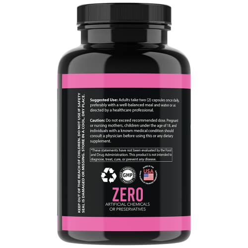 Angry Supplements Hot & Skinny Thermogenic Diet Pills, Weight Loss Capsules for Women, Fast Fat Burning, Non-GMO All-Natural Metabolism Booster, Appetite Suppressant (1-Bottle, 60 ct) - Image 3