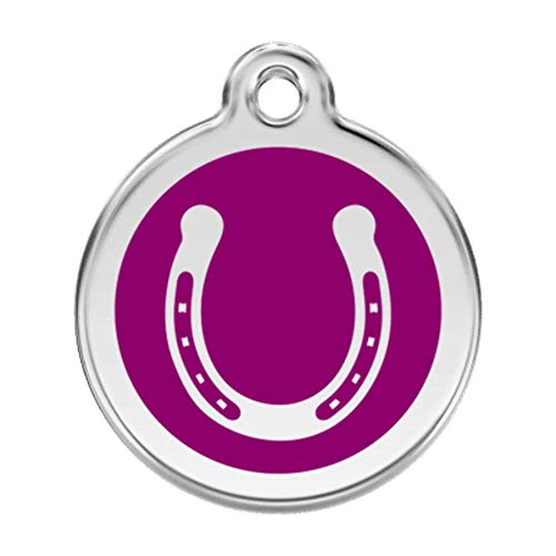 RedDingo enamel pet id tag, small, 