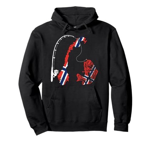 Norwegen Angeltour Fishing Trip Angeln in Norwegen Pullover Hoodie