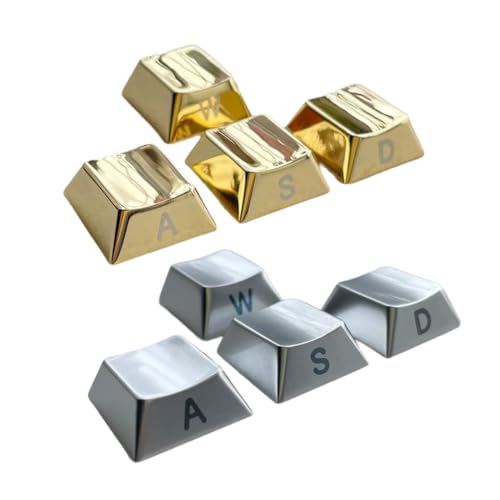 Teclas de metal WASD con grabado lateral de alta durabilidad para gaming 3