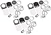 Yamaha XL XLT 1200 GP1200R GPR1200 XL1200 XLT1200 Triple Carburetor Rebuild Kit