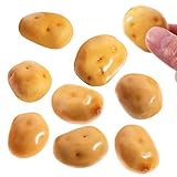 Jouets amusants en forme de pommes de terre – fabriqués en mousse de haute qualité, ces jouets sont résistants à la déformation et à la décoloration, pour une utilisation . décoration factice en forme d'aliment