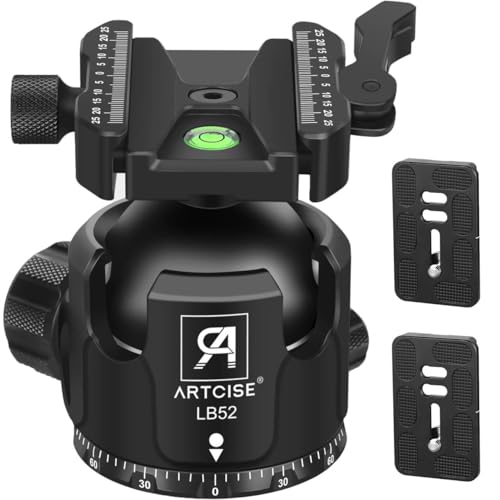 Amazon | ロープロファイル ボールヘッド 三脚ヘッド ARTCISE LB44 全