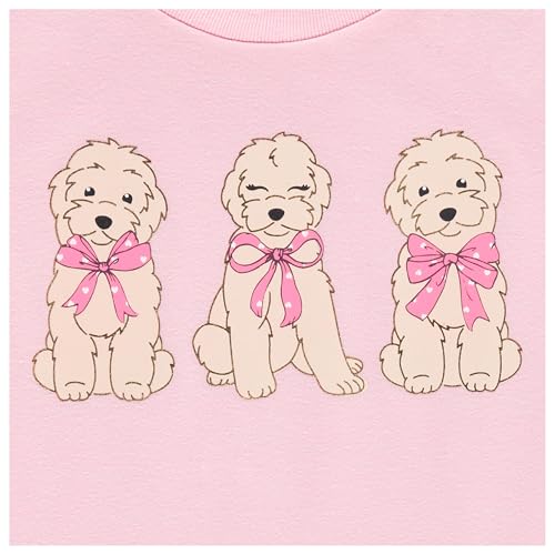 Image of BTween Girls 4 Piece Tops Fashionable Short Sleeve T-Shirt Casual Daily Shirt for Kids Assorted Colors