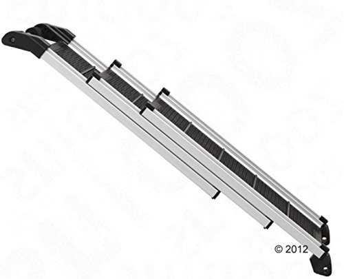 Zusammenklappbare Alu-Teleskop-Hunderampe (geeignet für Hunde bis 85 kg) - perfekt, um Ihrem Hund in und aus dem Auto zu helfen