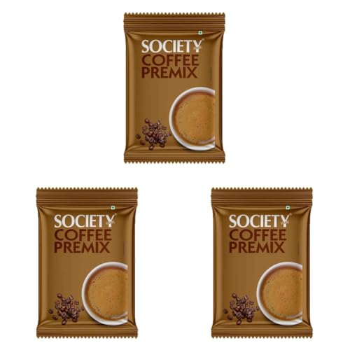 Image of Society Daily Coffee Premix | 1 kg Pouch | Instant Coffee | Flavourful & tasty | Enticing Aroma (Pack of 3)
