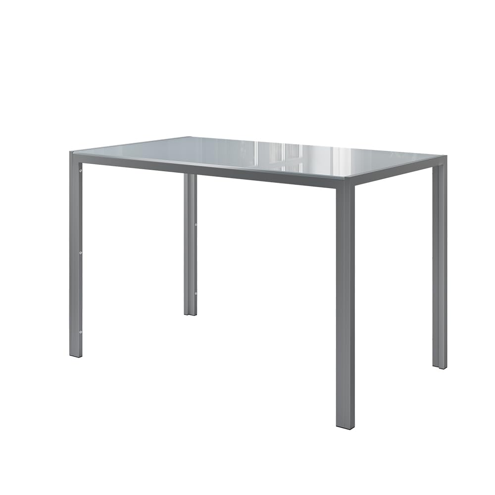 Vicco Tavolo da pranzo Grand, Grigio, 120 x 70 cm, per l'utilizzo come set da pranzo in cucina o sala da pranzo