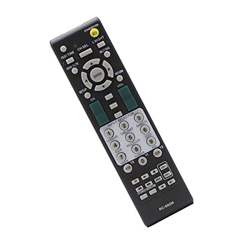 Universal A/V Receiver Replaced Remote Control RC-682M RC-681M Fit for Onkyo Audio/Video HT-R340 HT-R530 HT-R540 HT-R550 HT-SR600 HT-SR800 TX-SR505 TX-SR604 TX-SR605