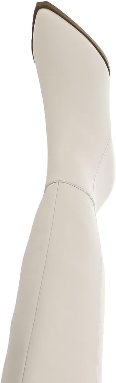 Masseys Women’s Joni Tall Boot with Side Zipper and Kitten Heel - Image 2