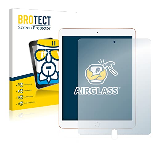 brotect Glass Screen Protector Film compatible with Apple iPad 10.2 2020 (8th Gen.) - Glass-Foil 9H Protection [Scratch Resistant, High Clarity]