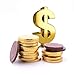 Chocolate Large Half Dollar Coins - 1 Lb (approx 66 Coins) - Packaged in Sealed & Resealable Candy Bag - Classic Novelty Presidential Candy - Patriotic Chocolates