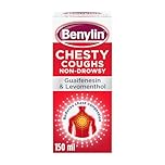 Benylin Chesty Coughs Non-Drowsy (1x 150ml), Non-Drowsy Cough Syrup for Deep Penetrating Relief, For Mucus Relief and Reduces Chest Congestion, Cough Syrup Soothes Your Cough Fast
