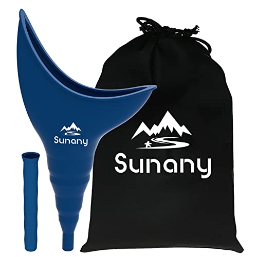 Image of Female Urinal, Reusable Silicone Foolproof Women Pee Funnel Allows Women to Pee Standing Up,Women's Urinal is The Perfect Companion for Indoor Use