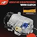A-Premium Air Conditioner AC Compressor with Clutch Compatible with BMW 3er 2004-2013, 5er 2005-2010, X1 2009-2015, 1er 2004-2013, Replace# 64526987863, 2483001930