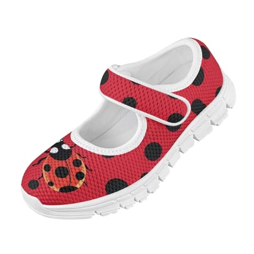 Binienty Girls Dress Shoes Mary Jane Flats Size School