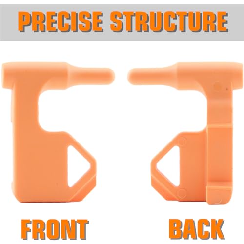 YONCONO Pacote com 2 bandeiras de segurança de câmara para pistolas de espingarda, chaveiro bordado