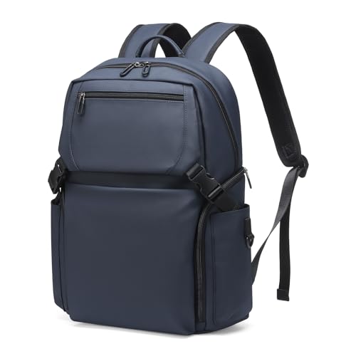 SUIKIHUM Mochila para laptop aprobada por aerolíneas para hombres, equipaje de mano Oxford, mochila de fin de semana, Azul oscuro
