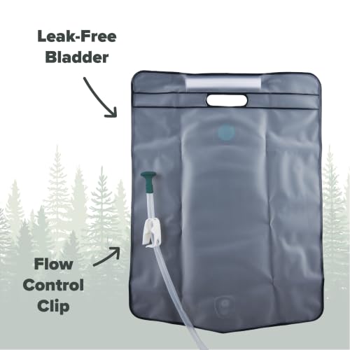 Ducha portátil para campamento Coghlan's, con calentamiento solar, bolsa de ducha para exteriores miniatura 5