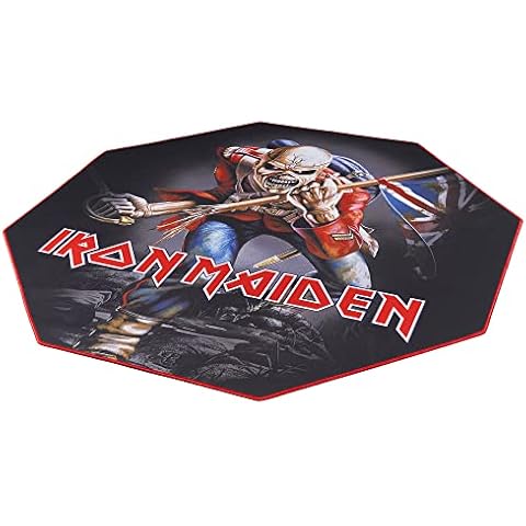 Subsonic Iron Maiden - Non-Slip Gamer Floor Mat for Gaming and office chair Cover