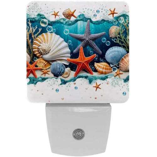 Luz nocturna de pared 2 piezas con sensor LED