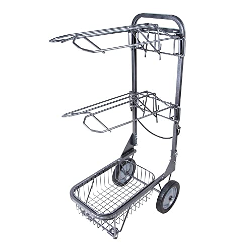 EASY-UP Pro Series Saddle & Tack Cart | Holds English & Western Saddles | Ample Storage | Easy Transport & Storage | Durable Construction | 7-Year Warranty