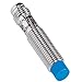 Proximity Sensor,3.24mm Range,M8 X 1,PNP,NC,Connector M8, 3-Pin