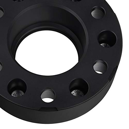 Supreme Suspensions - 4Pc Set [Black] 2" Wheel Spacers For Toyota Tacoma 4Wd / Prerunner 2Wd (2023-1995) Hub Centric Spacers With 6X5.5 Bolt Pattern & M12X1.5 Studs - 4 Tire Valve Caps Included #TOP6
