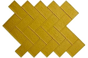 Estampados para Concreto: Herringbone Brick, el Patrón Clásico para Embellecer Superficies