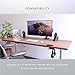 HumanCentric VESA Mount Adapter Plate for 200 x 100 mm VESA Patterns, Conversion Kit for 75 x 75 and 100 x 100 mm Patterns to 200 x 100 mm, Hardware Included