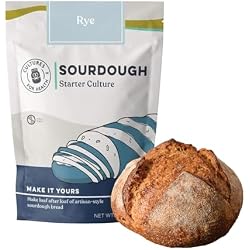 Cultures for Health Rye Sourdough Starter | Heirloom Style Dehydrated Culture for Baking Artisan Bread | DIY English Muffins, Noodles, Waffles, & More | Non-GMO Prebiotic Sourdough Bread