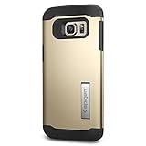 Spigen Slim Armor Galaxy S6 Edge Plus Case with Air Cushion Technology and Hybrid Drop Protection for Galaxy S6 Edge Plus 2015 - Champagne Gold