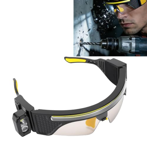Linterna frontal LED impermeable con brillo ajustable para trabajos precisos 4