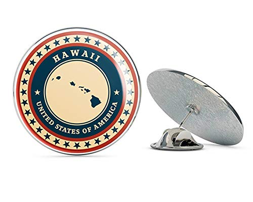 Hawaii USA Round Metal 0.75