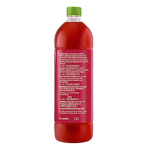 Image of Paper Boat Swing Zesty Pomegranate Juice, Enriched with Vitamin D, No Gmos, 1.2 Litre (Pack of 2)