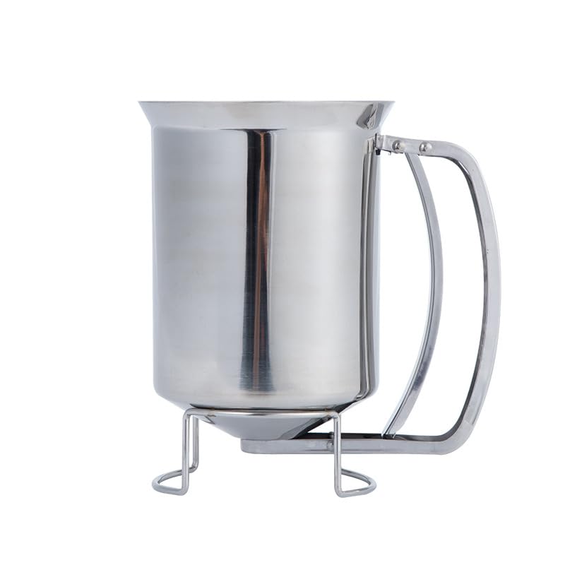 WUWWUT 1000ML Batter Separator with Squeeze Handle, Stainless Ste...