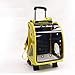 LiPengTaoShop Pudełka transportowe Pet Carrier Cat Carriers PET Podróże Pies Wyściełane Carriers Akryl Przezroczysty Window Kosz do transportu kotów Pet Trolley (kolor : Yellow, rozmiar: 33 * 27 * 42 cm)