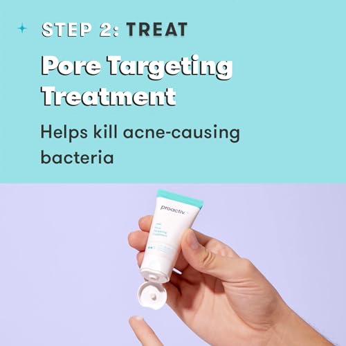 Proactiv+ 3 Step Advanced Skincare Acne Treatment - Benzoyl Peroxide Face Wash, Salicylic Acid Exfoliator for Face And Pore Minimizer - 30 Day Complete Acne Skin Care Kit