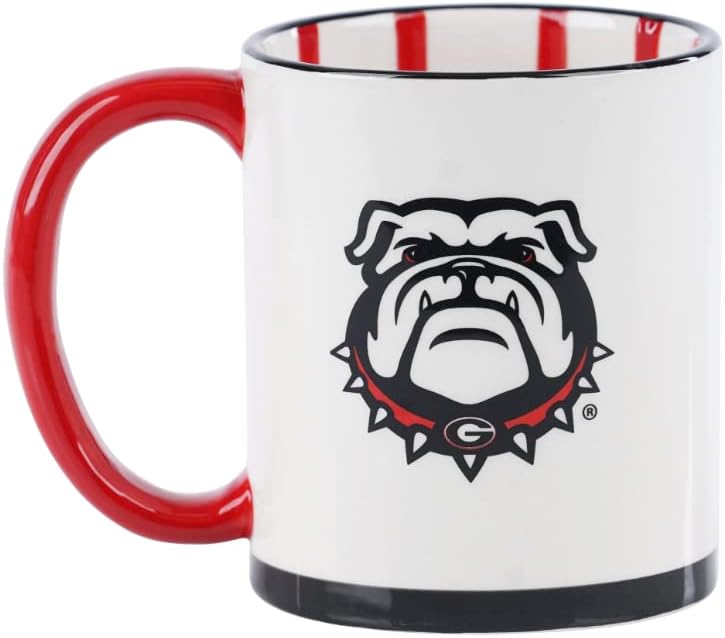 Glory Haus Collegiate Jumbo Coffee or Soup Mugs, Hand Painted 16oz Ceramic (UGA Bulldog) - Image 2