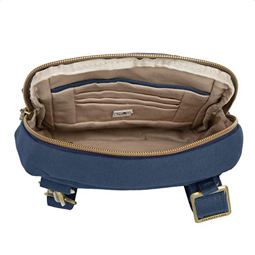 Travelon: Anti-Theft Courier Small N/s Slim Travel Bag - Navy - Image 6