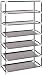 5 Tier Shoe Rack for Small Space,Separable into Two Narrow Shoe Rack(2 Tier and 3 Tier), Sturdy Metal Shoe Rack Organizer, Small Shoe Rack,Shoe Racks for Closets,Shoes Rack,Shoe Stand,Shoe Shelf