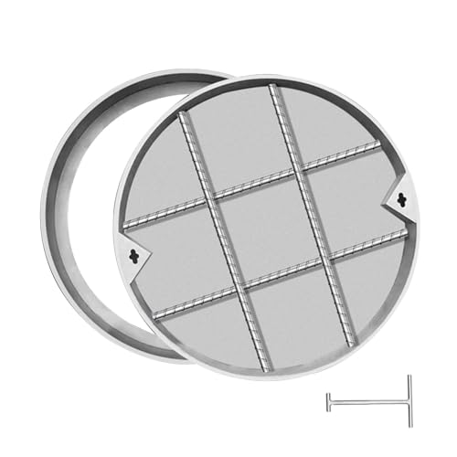 Couvercle de pompe de puisard invisible pour terrasses et cours de maison