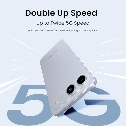 Image of Tecno Spark GO 5G (Sky Blue, 4GB+128GB) | Slimmest Smartphone with 6000mAh Battery | Ella AI with Indian Languages Support* | IP64 Dust and Water Resistant